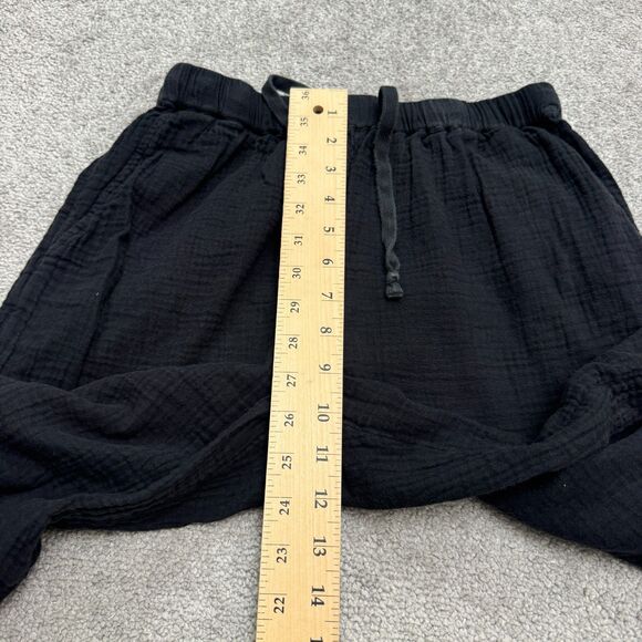 Wilfred Free Aritzia Organic Cotton Wide Leg Palazzo Pants Womens Small Black - Picture 13 of 15